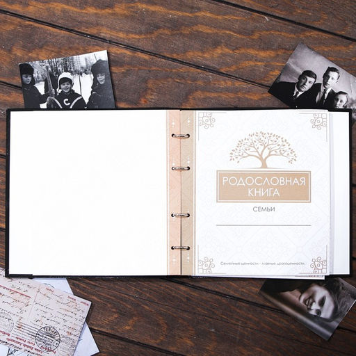 Родословная книга Книга моей семьи, 84 страницы, 24 х 24 х 3 см. - Семейные традиции фото 12