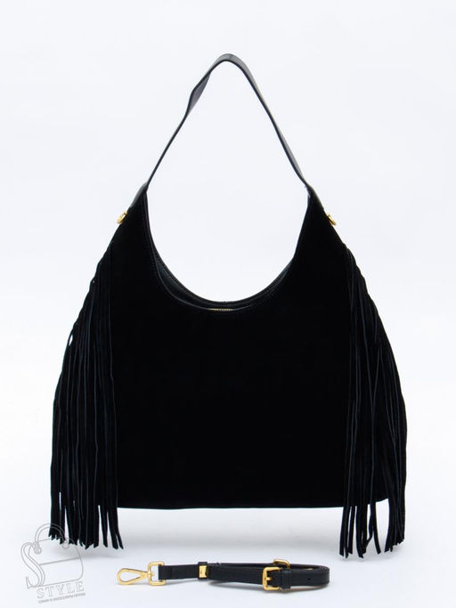 Сумка женская кожаная 1042M black Polina&Eiterou  в Новосибирске