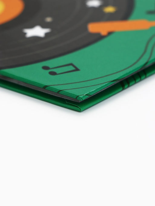 Дневник для музыкальной школы, в твердой обложке, 40 л. "Винил"