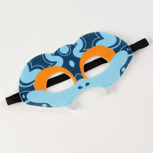 Цена за 2 шт. Маска карнавальная Прикольная змея, голубой