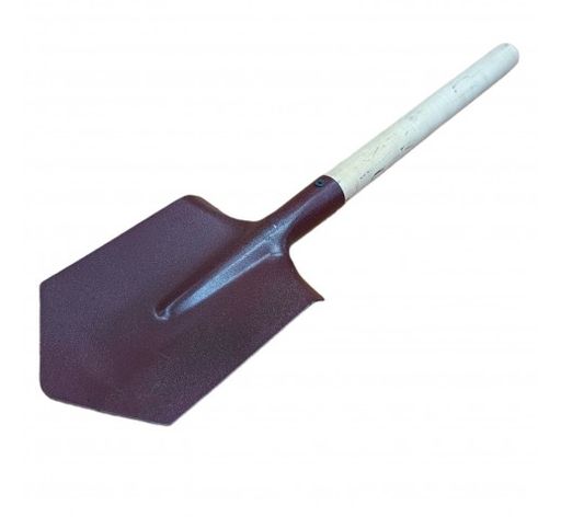 Лопата саперная (туристическая) металл. с дер.черенком