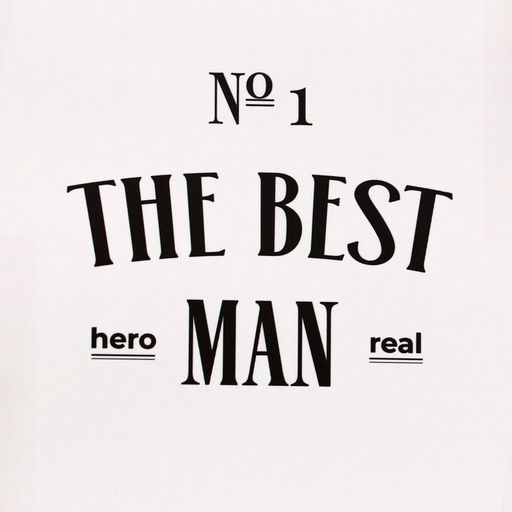 Пакет подарочный ламинированный The Best man,13?23?7 см