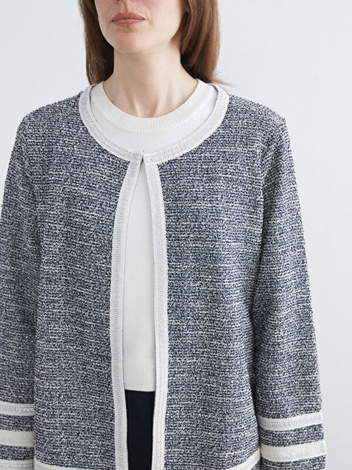 Bisiklet Yaka Desenli Kad?n H?rka