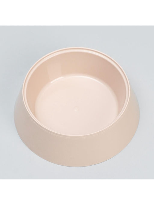 Цена за 5 шт. Миска ALTA для домашних животных 0.3 л БЕЖЕВАЯ