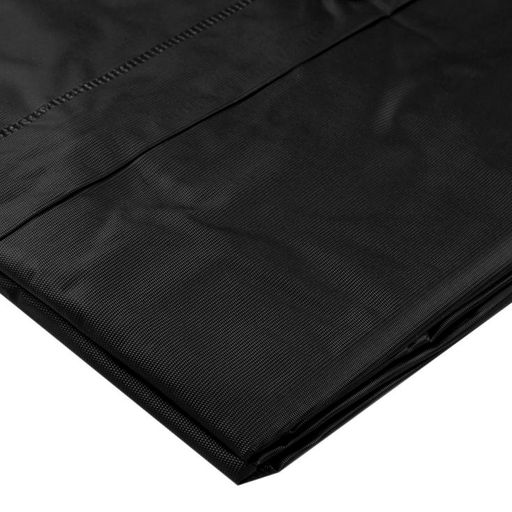 Плащ-дождевик сверхпрочный с застежкой, 150мкм, черный