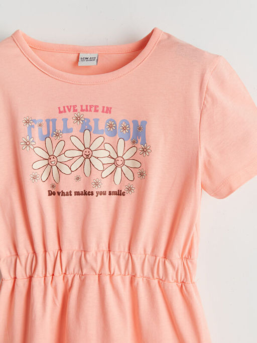 Bisiklet Yaka K?z ?ocuk Elbise