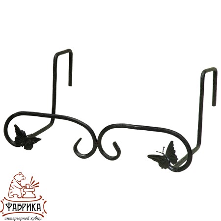 Балконная подставка для цветов 51-202 - Фабрика интерьерной ковки фото 2