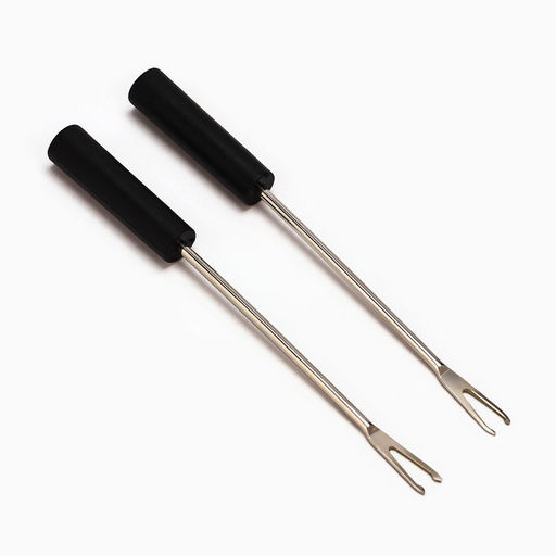 Фондю керамическое Дорого внимание Себе и мне, 2 шпажки  фото 5