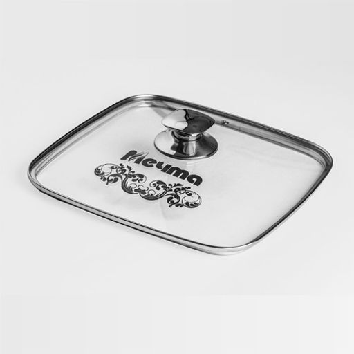 Крышка стеклянная квадратная 28см /Мечта/  фото 2