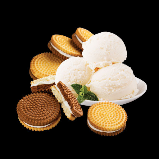 Сахарное (ПС229) мини с начинкой со вкусом МОРОЖЕНОЕ печенье вес 2 кг (Вижер)