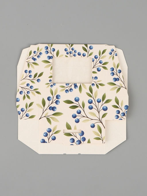 Цена за 5 шт. Коробка складная «Ягоды», 10 × 8 × 3.5 см