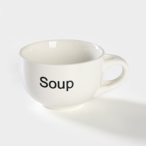 Супница BellaTenero, 450 мл, 15×11.5×7.5 см, с ложкой, на бамбуковой подставке, фарфор, белая