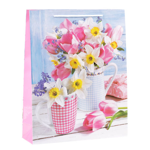 Цена за 12 шт. Пакет подарочный 32x40x10см / 459L /уп 12/840/ микс - Галеонтрейд фото 3