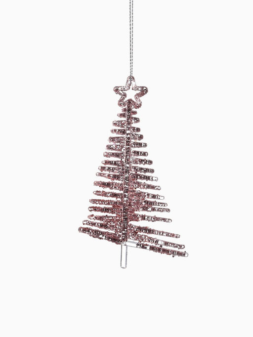 Цена за 3 шт. Ёлочная игрушка Зимнее волшебство. Ёлочка сияние звезда, 148 см, розовый фото 7