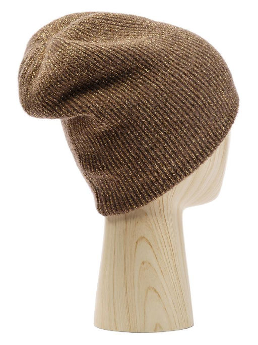 Шапка жен. кид-мох+альп+шерсть LB-N88037A taupe - Labbra фото 10