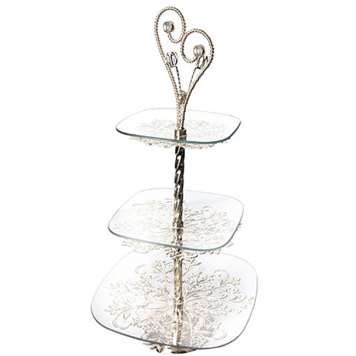 30829 Конфетница 3-х ярусная 29,5х29,5х63см MB (х6) - Mayer&boch фото 2