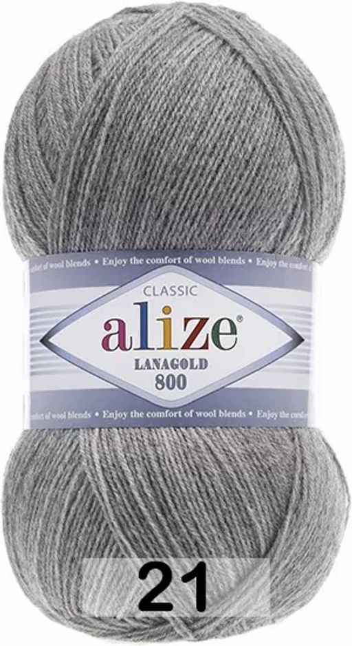 Пряжа LANAGOLD 800 - Alize фото 4