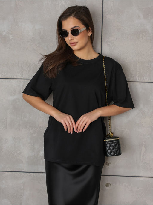 Футболка Базовая Шоколад женская - София фото 10