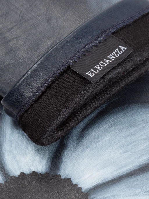 Перчатки женские ш/п F-IS0030 d.blue - Eleganzza фото 5