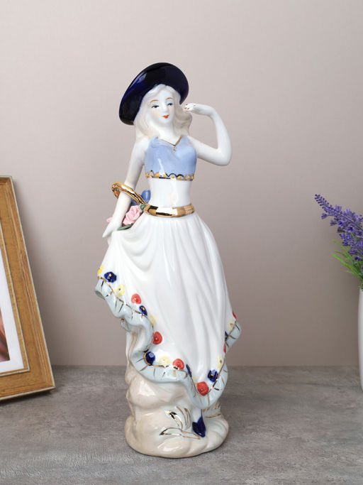 Статуэтка Девушка с цветами 30 см / XH-0816 /уп 24/ - Галеонтрейд фото 2