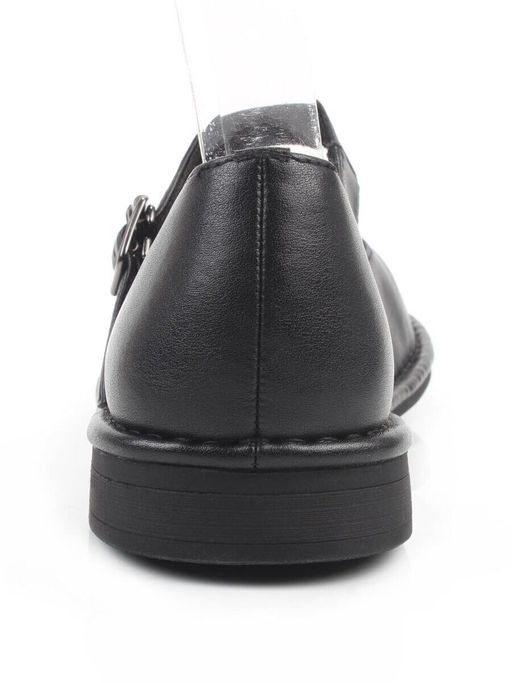 06-DLG27-1 BLACK Туфли женские (натуральная кожа)