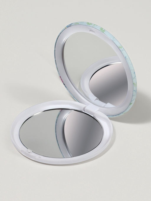 Зеркало складное «Надписи», d=7.5 см, рисунок МИКС