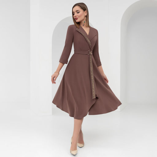 Платье Дорогобогато (сафари с поясом) - Charutti фото 4