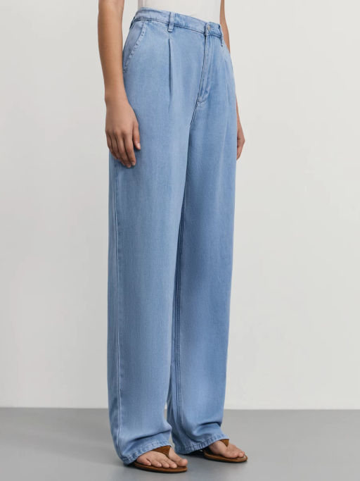 Джинсы balloon со складками / Zarina  фото 3