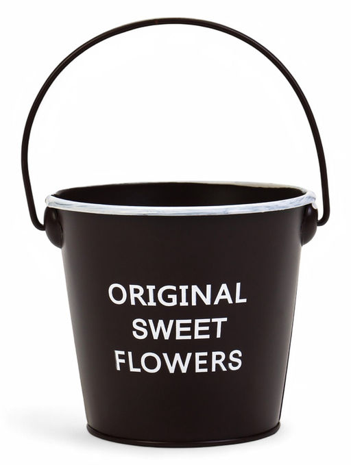 Цена за 2 шт. Кашпо - ведёрко Original Sweet Flowers, 600 мл, металл, коричневое - Take it easy фото 6