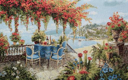 Ривьера рандеву - гобеленовая картина 105х70 см - Гобеленглавснаб фото 2