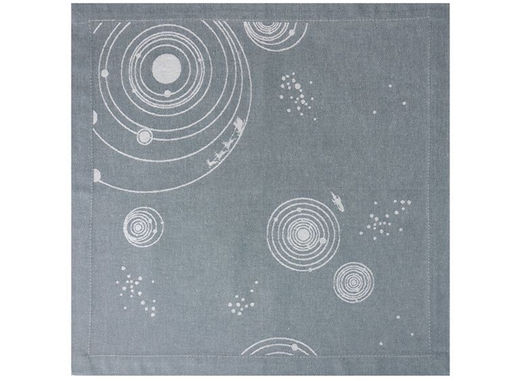 16с-11ЯК Комплект салфеток из 6 шт. 45*45 "Галактика" цв. серый