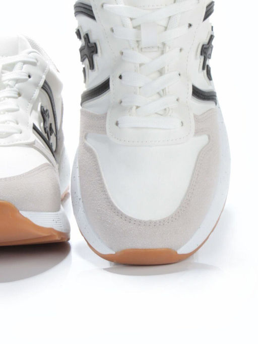 05-6026-15 WHITE/GRAY Кроссовки женские (искусственные материалы) - No name фото 14