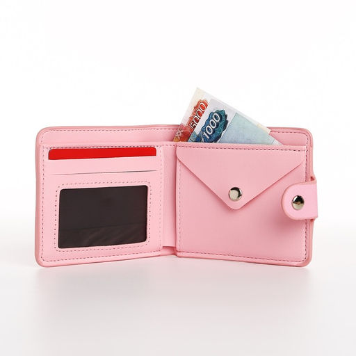 Кошелёк детский «Фея весны» на кнопке, розовый