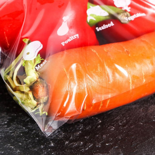 Цена за 100 шт. Пакет для заморозки с двойным zip-lock замком 18×20 см