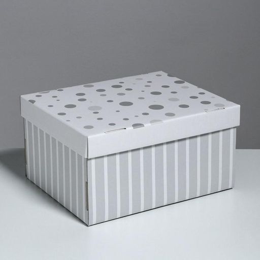 Складная коробка Стильный дом, 31,2 х 25,6 х 16,1 см - Дарите счастье фото 9