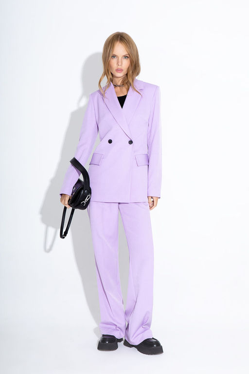 Брюки Pirs 4654 светлая лаванда  фото 4