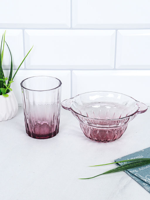 Набор стакан и салатник / 9019 /уп 36/ в подарочной упаковке - ГалеонТрейд фото 2