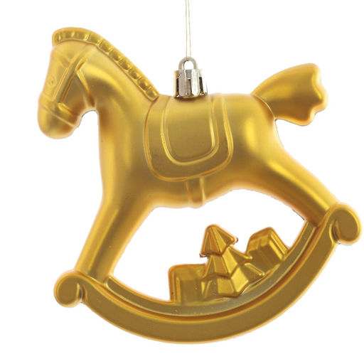 Набор из 2шт, Украшение новогоднее "Лошадка", L11 W5 H10 см