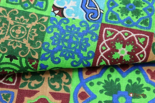 Бязь Маракеш цв.зеленый, ш.1.5м, хлопок-100%, 120гр/м.кв - Купава фото 2