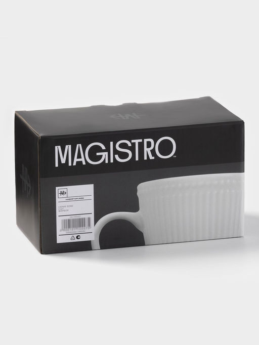 Набор кружек Magistro Edne, 300 мл, 2 шт., фарфор, белый