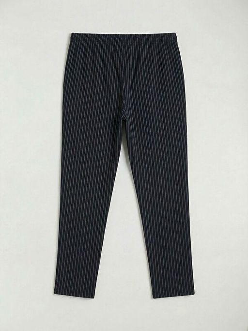 Standart Kal?p ?izgili Erkek Pijama Alt?