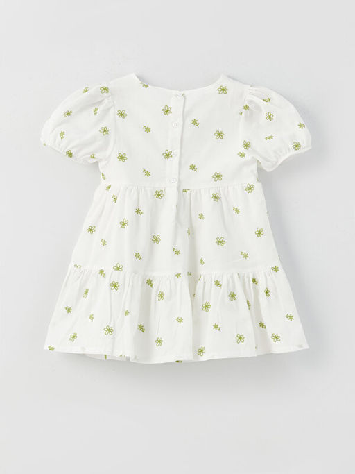 Kruvaze Yaka Nak??l? K?z Bebek Elbise - Waikiki фото 2