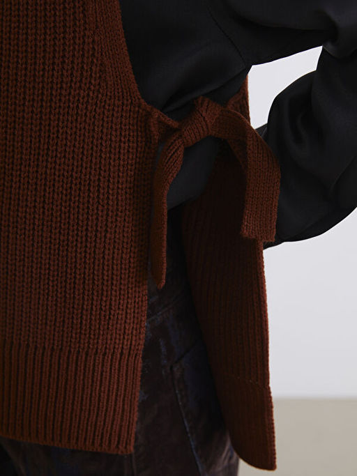 Bisiklet Yaka Kad?n Triko S?veter