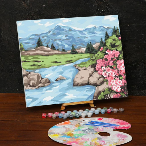 Картина по номерам на холсте с подрамником «Сила гор», 40×50 см