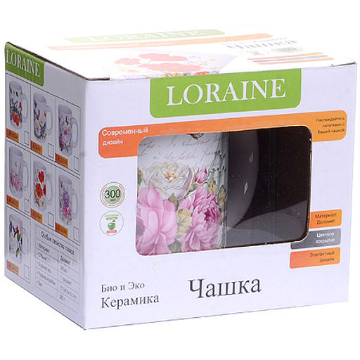 26335 Кружка 300мл Пионы LR (х72) - Mayer&boch фото 2