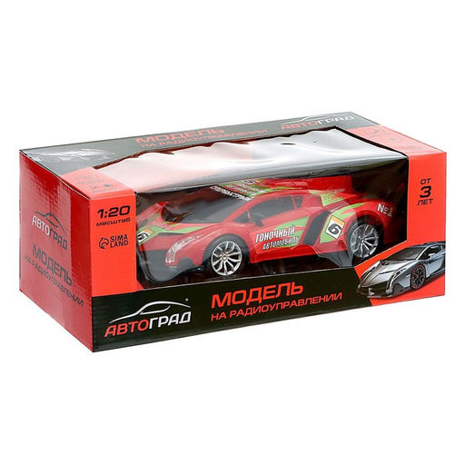 Машинка на пульте управления Суперкар, радиоуправление, на батарейках, цвет красный - Автоград фото 7