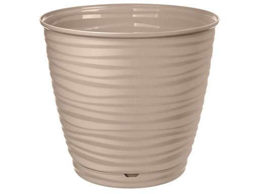 Горшок для цветов Saffron 9,1л с поддоном (бежевый) 221610427/01