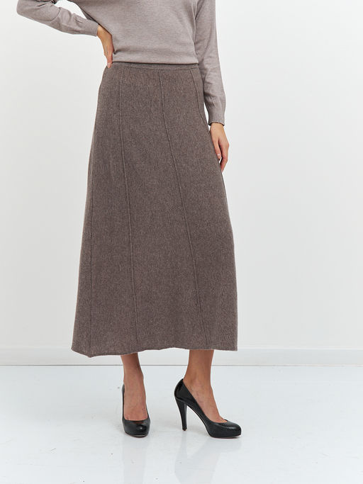 юбка в цвете фанго длины макси - Glenfield фото 3