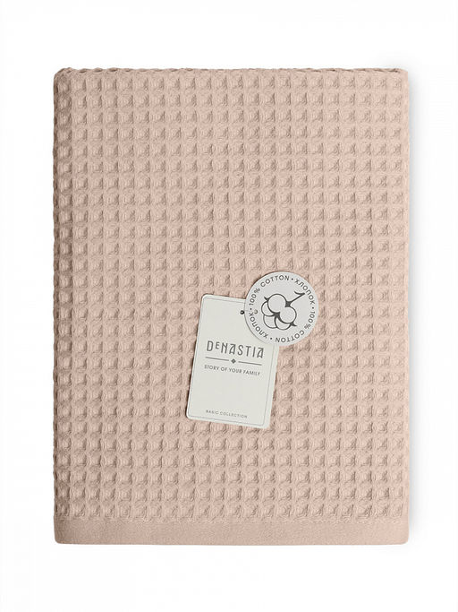 Полотенце для тела 70x140 бежевый вафельное полотно