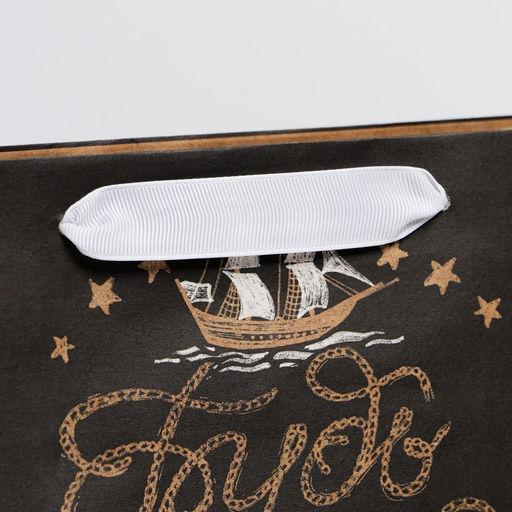 Пакет подарочный крафтовый, упаковка, «Смелее ныряй», ML 23 х 27 х 11.5 см